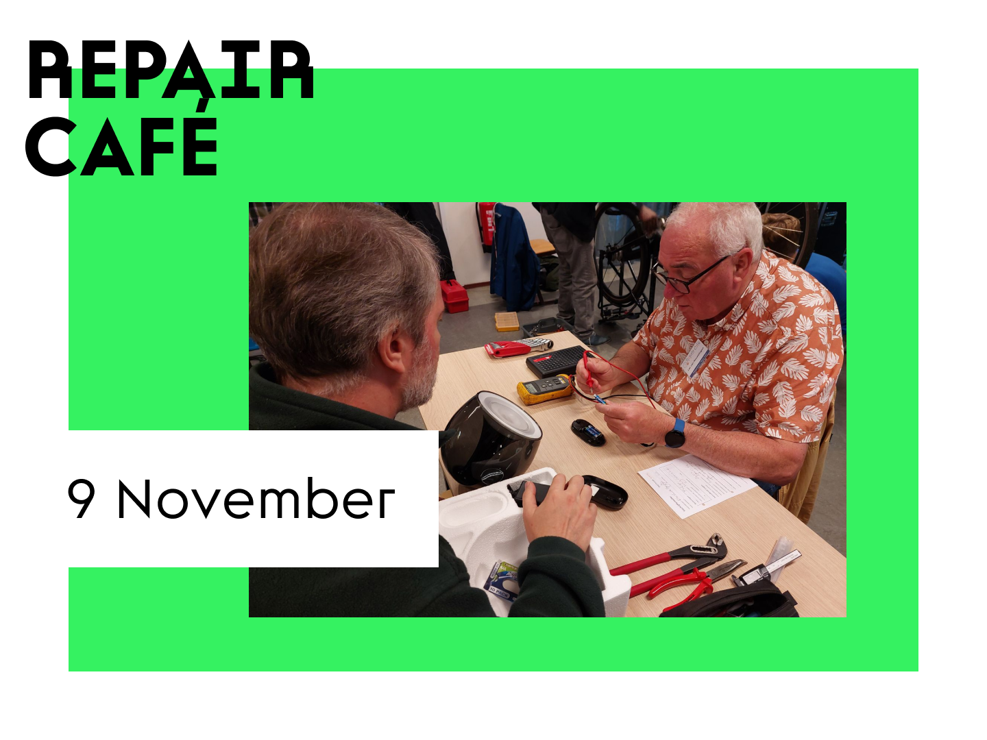 Repair Café - Duurzaamheidsmarkt - Gemeente Veenendaal