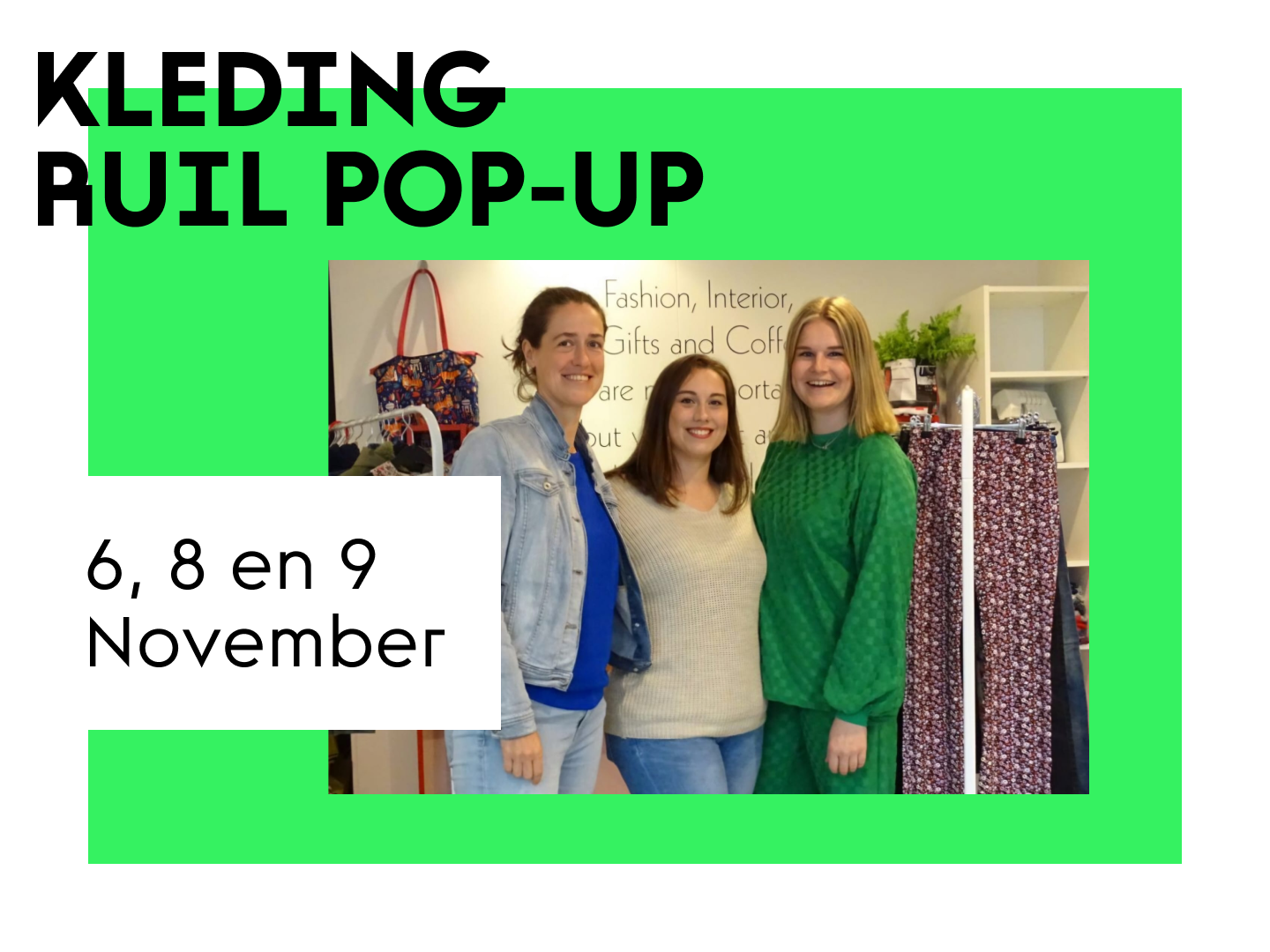 Kledinruil pop-up - Week van de Duurzaamheid - Veenendaal